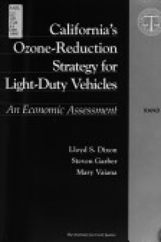 Cover of California's Ozone Reduction Strategy for Light-Duty Vehicles