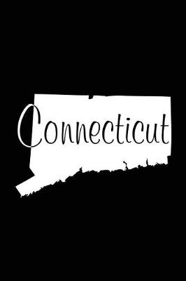 Book cover for Connecticut - Black Lined Notebook with Margins