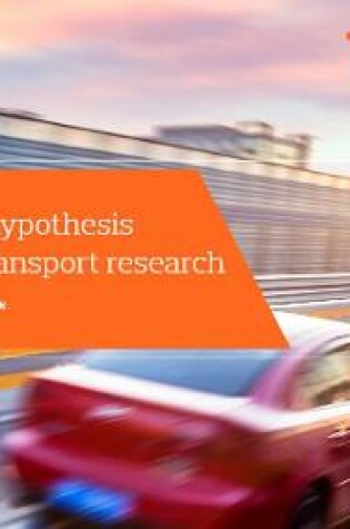 Cover of The use of hypothesis testing in transport research