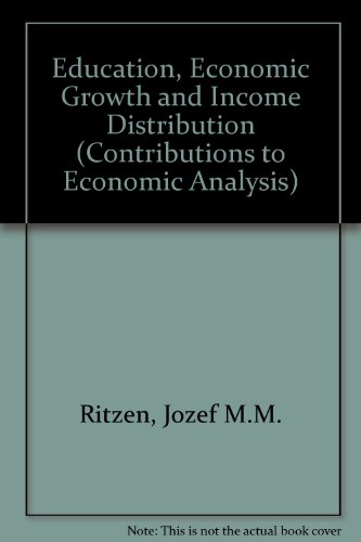 Book cover for Education, Economic Growth and Income Distribution