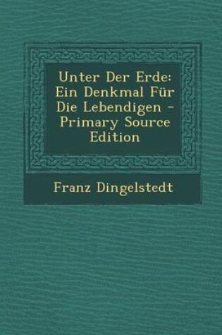 Cover of Unter Der Erde