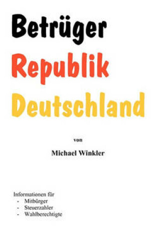Cover of Betrger Republik Deutschland