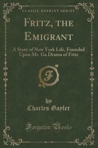 Cover of Fritz, the Emigrant