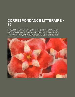 Book cover for Correspondance Litteraire (15)