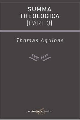 Cover of Summa Theologica (Part 3)