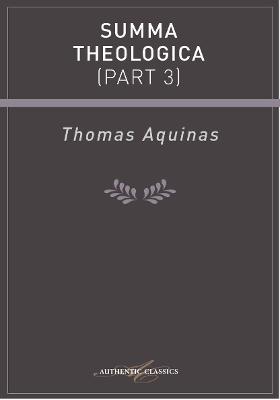 Book cover for Summa Theologica (Part 3)