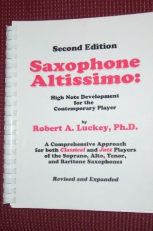 Cover of Sax Altissimo