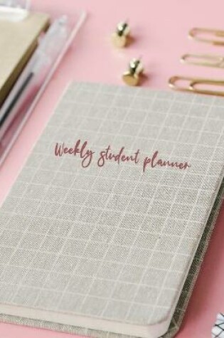 Cover of Weekly student planner