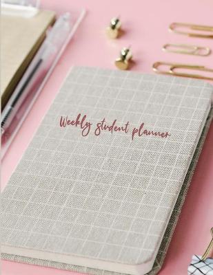 Book cover for Weekly student planner