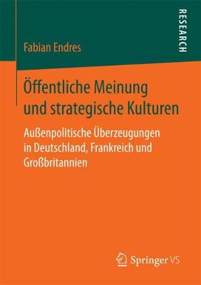 Book cover for OEffentliche Meinung Und Strategische Kulturen