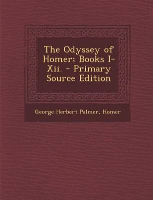 Book cover for Odyssey of Homer; Books I-XII.