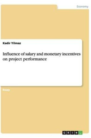 Cover of Influence of salary and monetary incentives on project performance