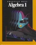 Cover of Prentice Hall Algebra 1
