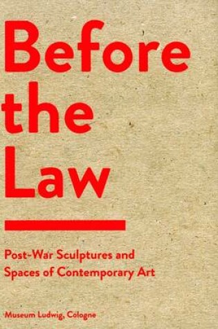 Cover of Before the Law