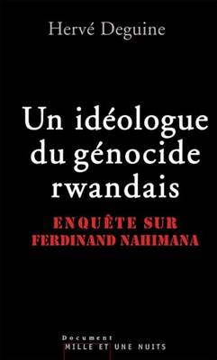 Cover of Un Ideologue Du Genocide Rwandais