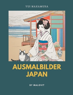 Book cover for Ausmalbilder Japan / coloring book Japan