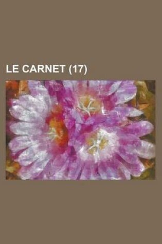 Cover of Le Carnet (17)