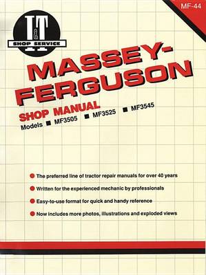 Book cover for Massey-Ferguson MDLS MF3505 MF3525 & MF3545