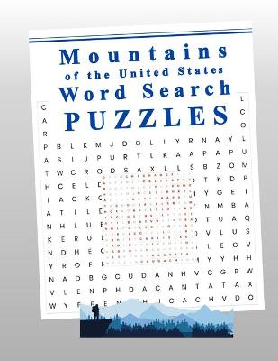 Book cover for Mountains of the United States Word Search Puzzles