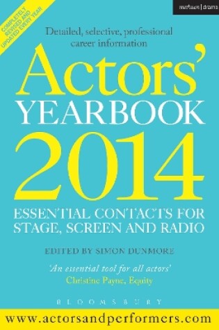 Cover of Actors' Yearbook 2014