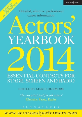 Book cover for Actors' Yearbook 2014