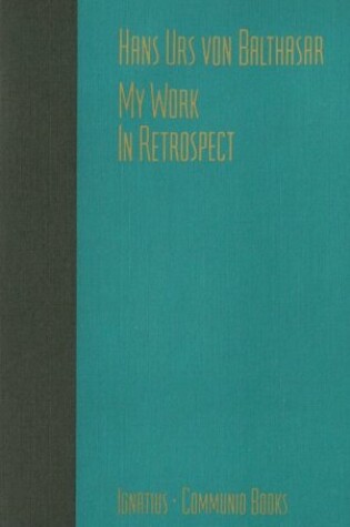 Cover of My Work: in Retrospect
