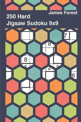 Book cover for 250 Hard Jigsaw Sudoku 9x9