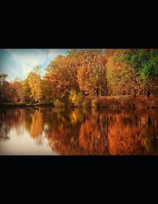 Book cover for Reflections Pond Tree Water Notebook