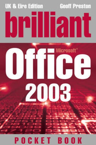 Cover of Brilliant Office 2003 Pocketbook