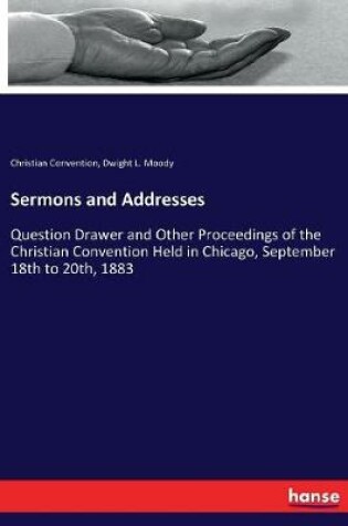Cover of Sermons and Addresses