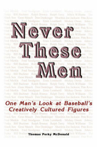 Cover of Never These Men