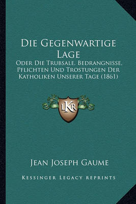 Book cover for Die Gegenwartige Lage