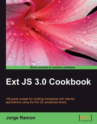 Book cover for Ext JS 3.0 Cookbook