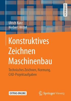 Book cover for Konstruktives Zeichnen Maschinenbau