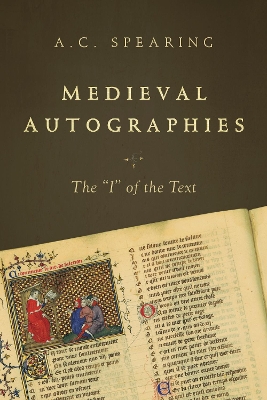 Book cover for Medieval Autographies