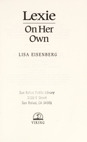 Book cover for Eisenberg Lisa : Lexie