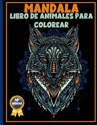 Book cover for Mandala Libro Para Colorear de Animales