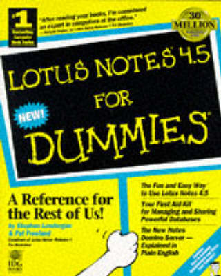 Book cover for Lotus Notes 4.5 For Dummies