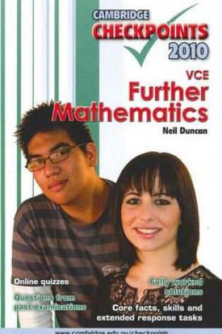 Cover of Cambridge Checkpoints VCE Further Mathematics 2010