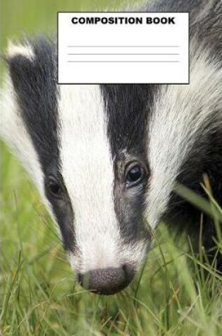 Cover of Badger Composition Book