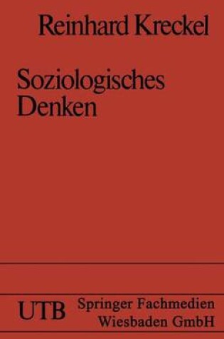 Cover of Soziologisches Denken