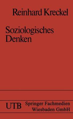 Cover of Soziologisches Denken