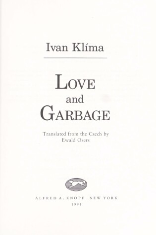 Cover of Love and Garbage