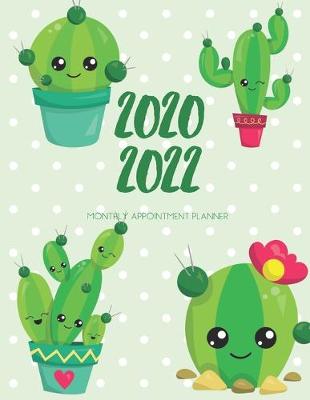 Book cover for 2020-2022 Three 3 Year Planner Cactus Succulent Monthly Calendar Gratitude Agenda Schedule Organizer