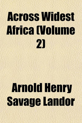 Book cover for Across Widest Africa (Volume 2)