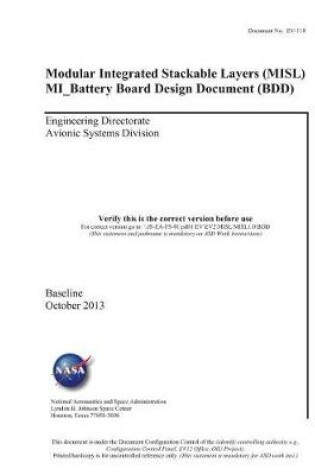 Cover of Modular Integrated Stackable Layers (Misl) Mi_battery Board Design Document (Bdd)