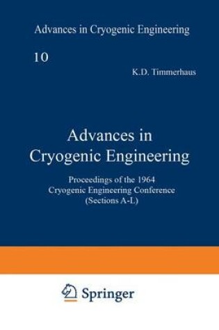 Cover of Adv Cryogenic Eng 10