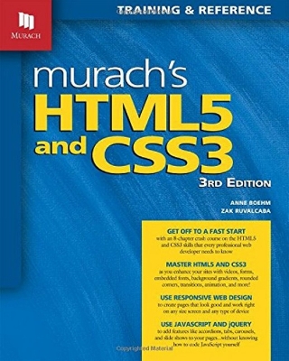 Book cover for Murachs HTML5 & CSS3