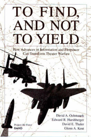 Cover of To Find, and Not to Yield