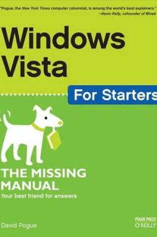 Cover of Windows Vista for Starters: The Missing Manual